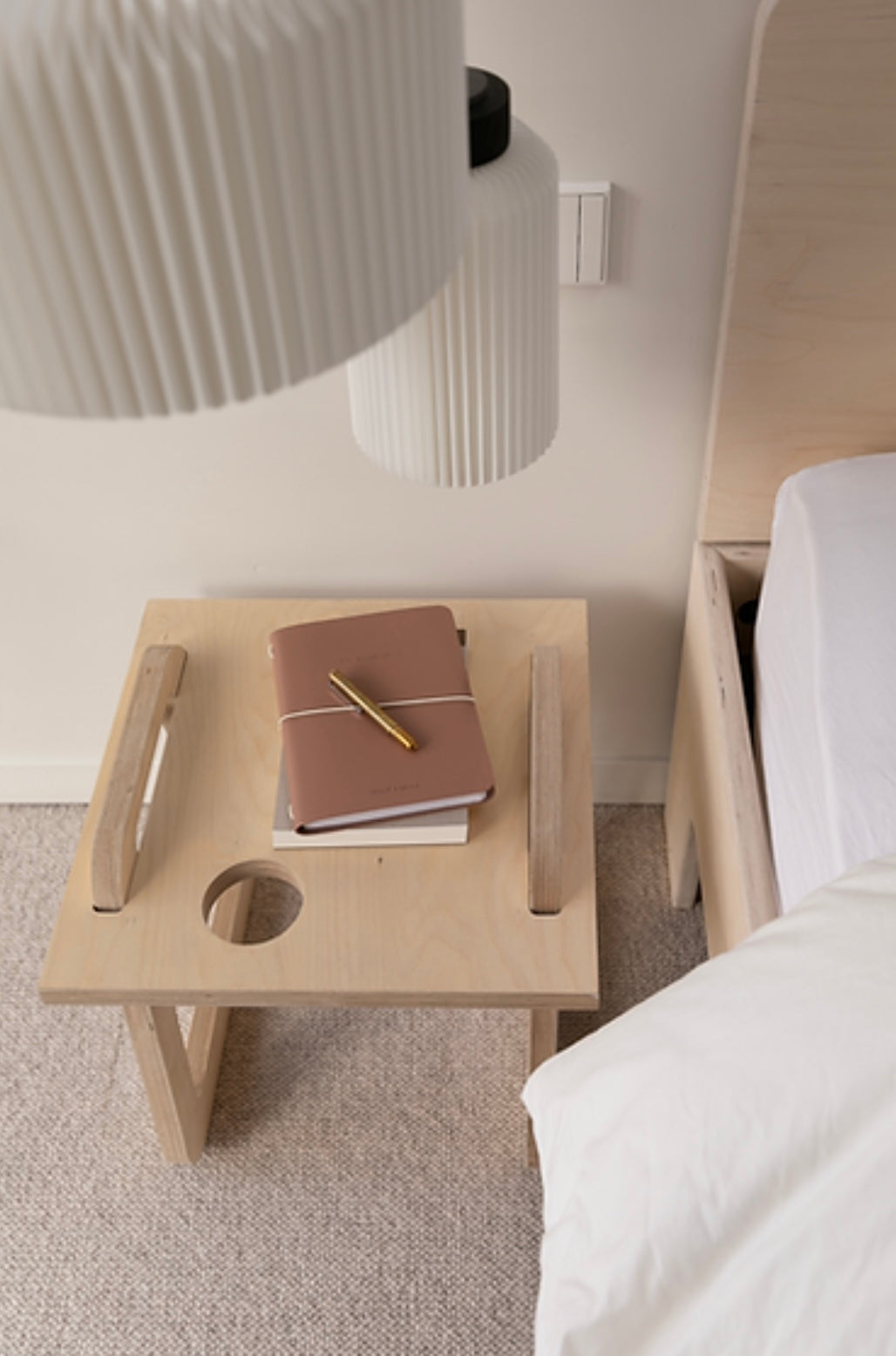 Monk & Anna , Notebook in pelle vegana colore Torrone