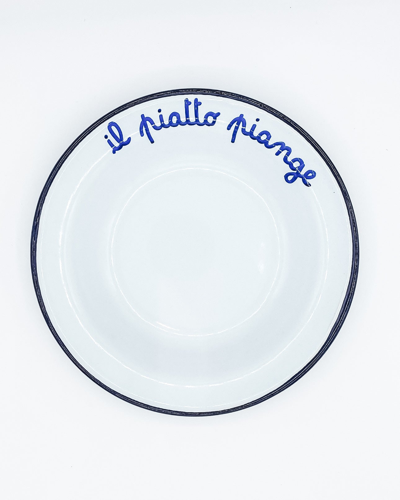 Piatto Smaltato - IL PIATTO PIANGE