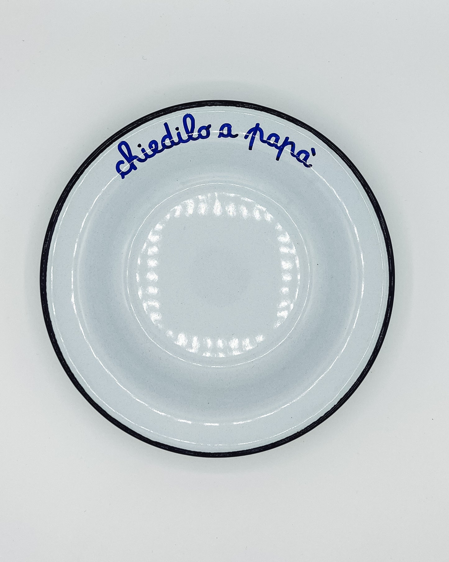 Piatto Smaltato - CHIEDILO A PAPÀ