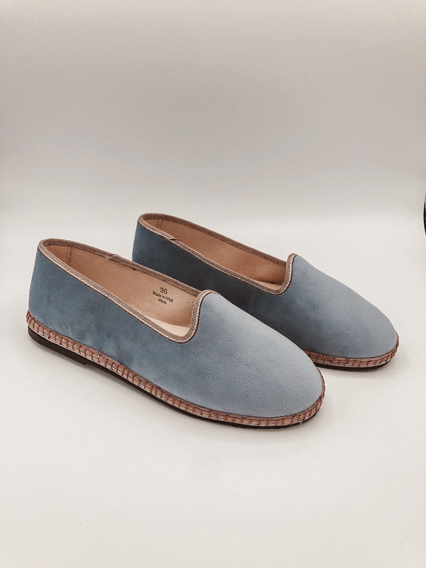 Pantofolina - Friulana col Jeans Chiaro