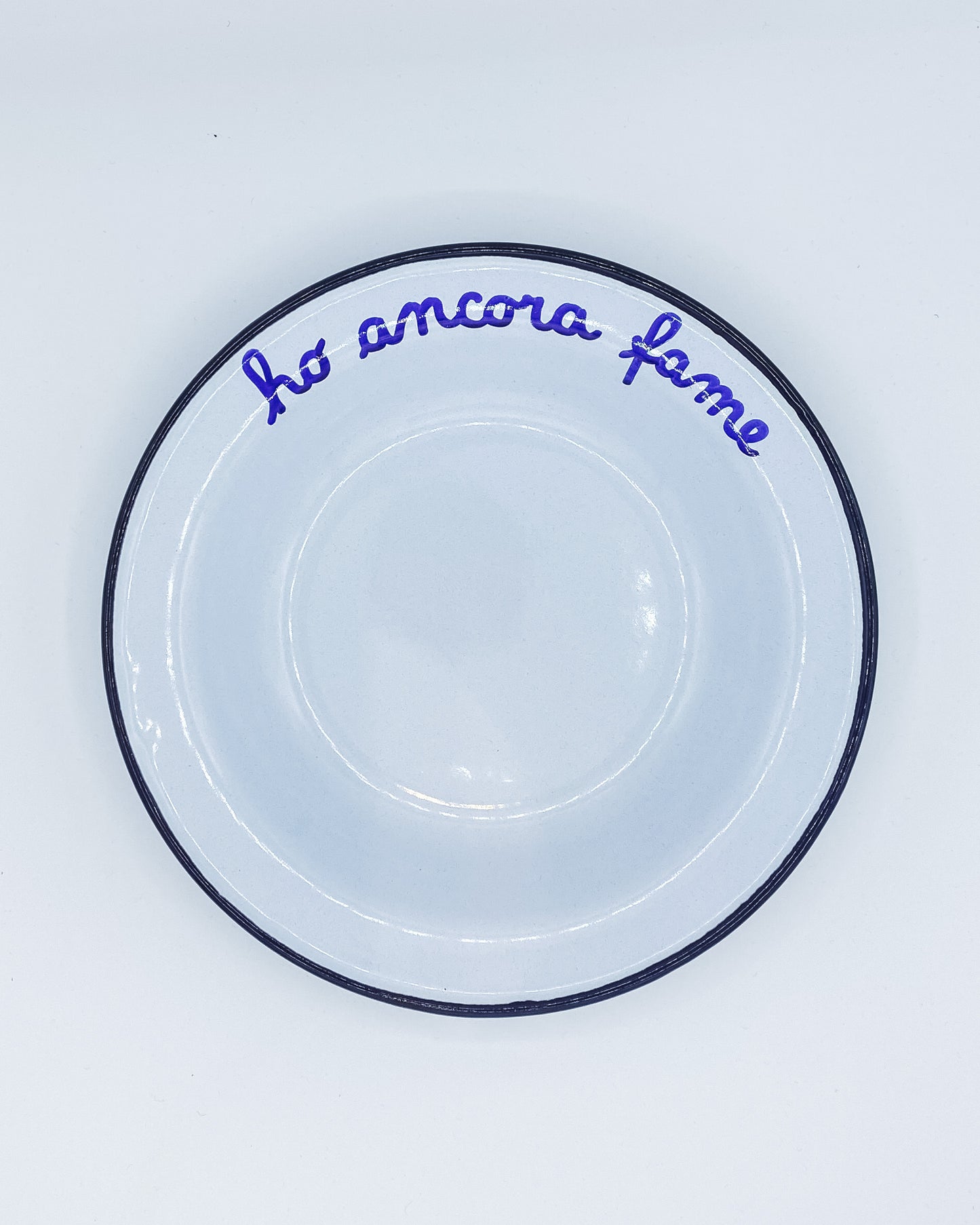 Piatto Smaltato - HO ANCORA FAME