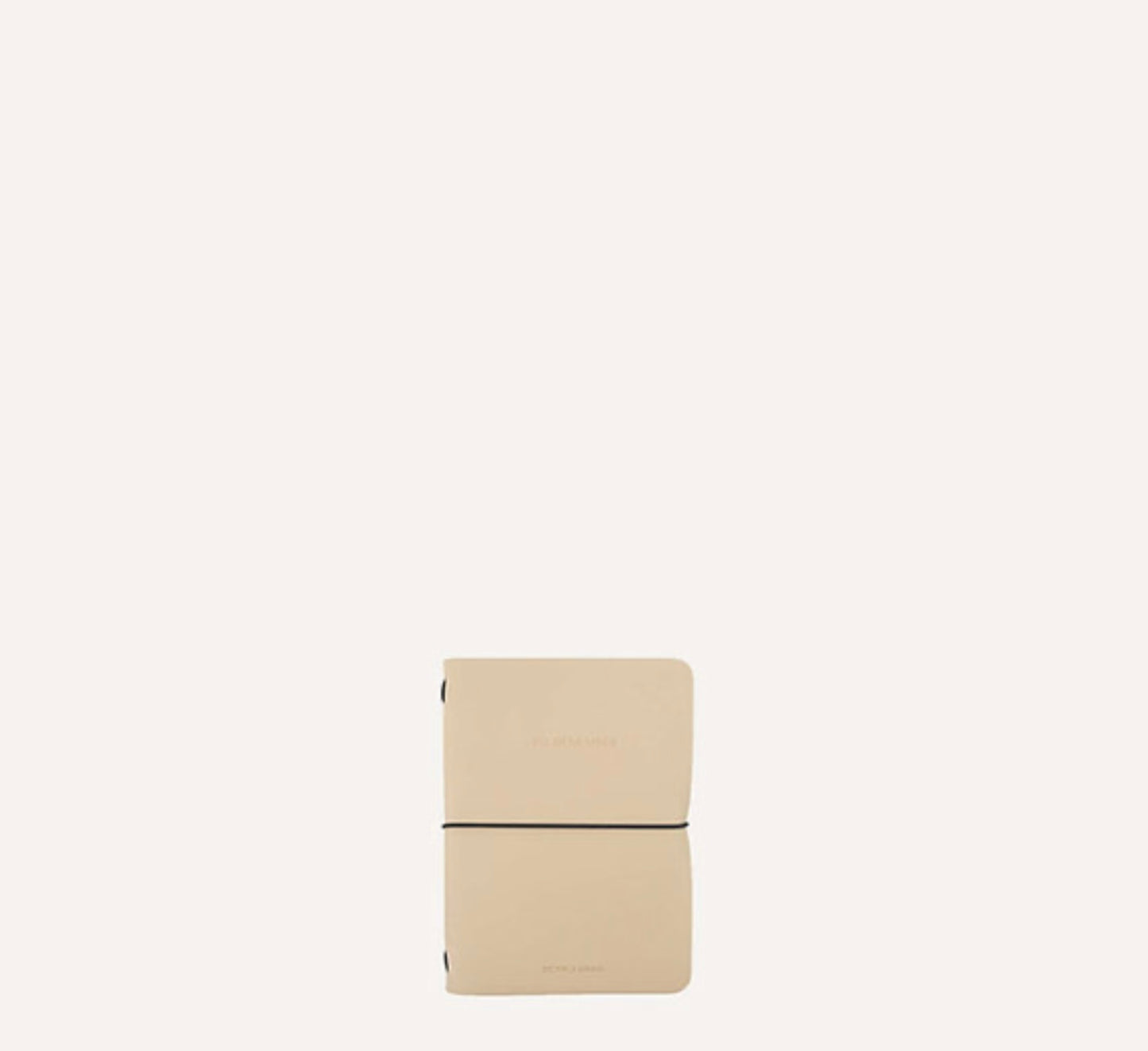 Monk & Anna , Notebook in pelle vegana colore Latte
