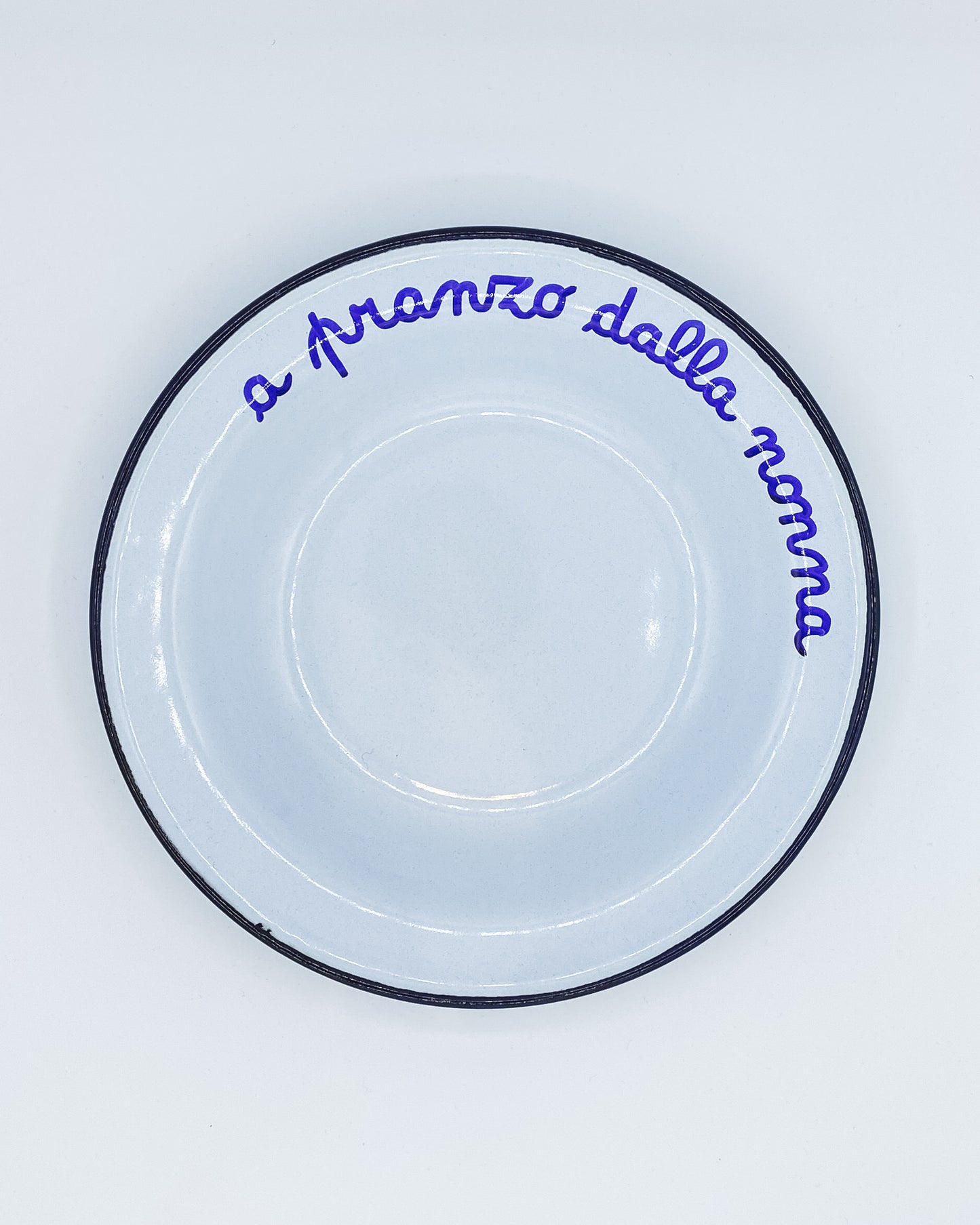 Piatto Smaltato - A PRANZO DALLA NONNA